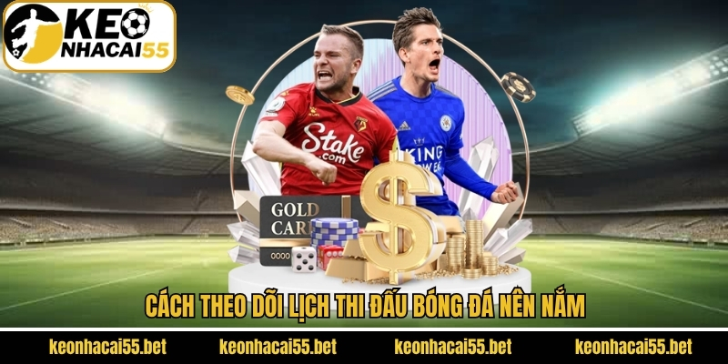 Cách theo dõi lịch thi đấu bóng đá nên nắm